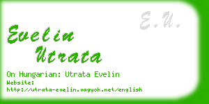 evelin utrata business card